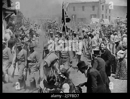 Birth of a Nation 1915 vintage still Stock Photo