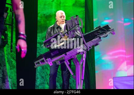 Kioene Arena, Padova, Italy, May 08, 2022, Jordan Rudess – guitar, keytar, continuum  during  Dream Theater - Top of the World Tour - Music Concert Stock Photo