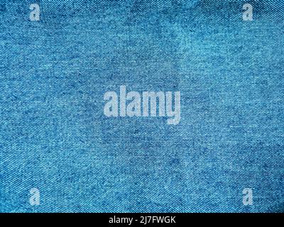 Blue denim jeans background. Classic Jeans Texture. Stock Photo