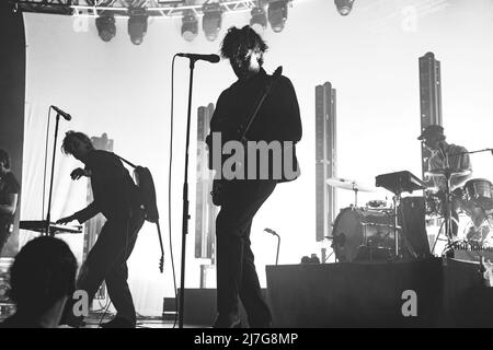 08/05/2022 - Belgian indie pop/rock group BALTHAZAR playing live at Fabrique Milano, Italy Stock Photo