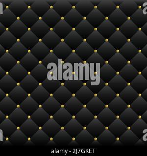 Pearls square luxury black background Stock Vector