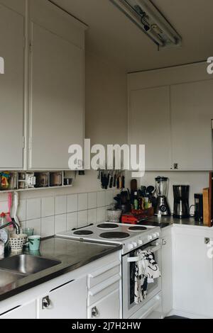 Interior of kitchen at home Stock Photo