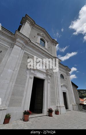 Capracotta, Parish Church of Santa Maria in Cielo Assunta Stock Photo