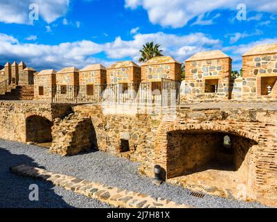 Castillo de San Miguel (Castle of San Miguel) in Almunecar - Granada, Spain Stock Photo