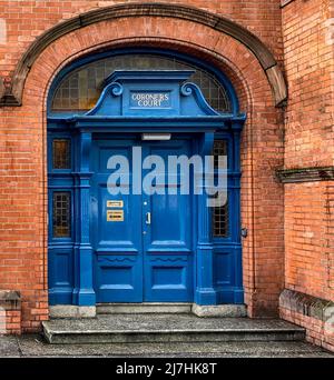 The Coroners Court in Store Street in Dublin, Ireland. Stock Photo