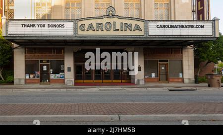 Carolina theatre of Greensboro NC Stock Photo