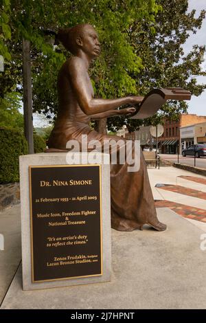 Nina Simone Statue in Tryon North Carolina Stock Photo - Alamy