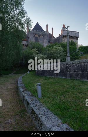 Guimarães, Portugal - May 8, 2022 : Paço dos Duques, built in the 15th century by D. Afonso, the illegitimate son of King D. João I and D. Inês Pires Stock Photo