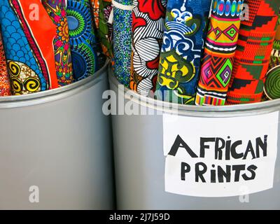 afriAfrican Print Material Available for Sale Stock Photo