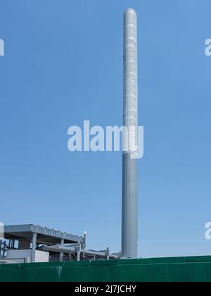 A macro cell tower provides 5G broadband connections in North Texas. Stock Photo