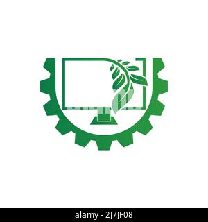 Natural energy for Ecology and Environmental Help The World With Eco-Friendly Ideas Stock Vector