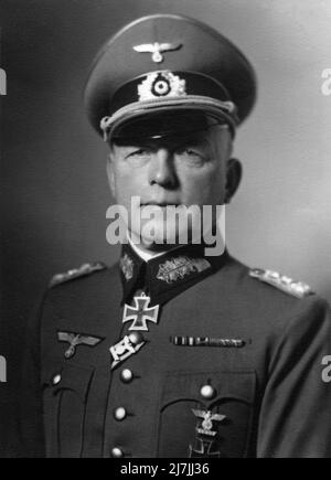 Paul Ludwig Ewald von Kleist , a German field marshal during World War II. He was commander-in-chief of Army Group A during the last days of Case Blue, the 1942 German summer offensive in southern Russia. Stock Photo