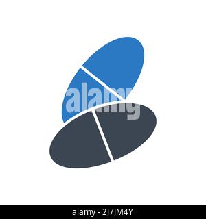 Pills Related Vector Glyph Icon. Drugs. Pills Sign. Isolated on White Background Stock Vector