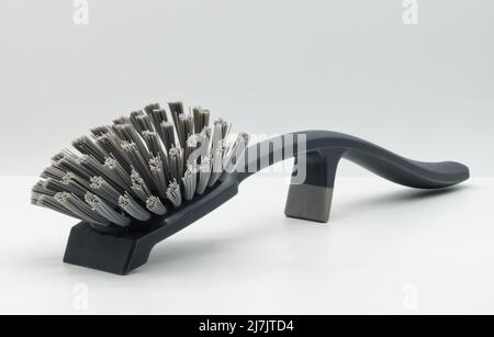 Cleaning brush tool isolated on white background. Stock Photo