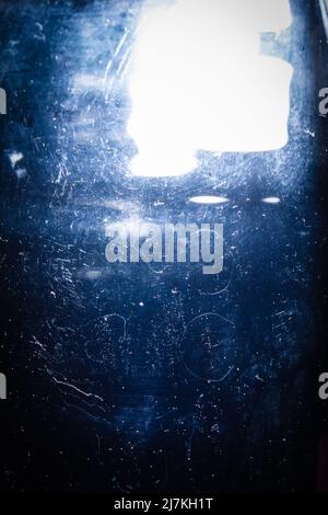 Abstract blue background with bright square spotlight. Abstract seamless blurry background. Stock Photo
