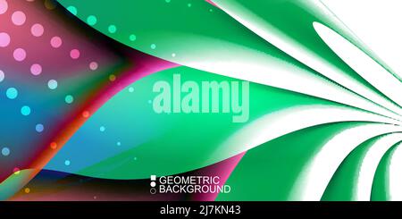 Colorful geometric vector unique pattern background Stock Vector