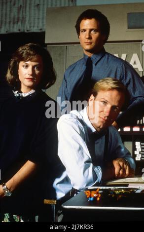 Broadcast News Year : 1987 USA Director :James L. Brooks Albert Brooks, Holly Hunter, William Hurt Stock Photo