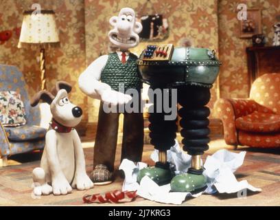 Wallace & Gromit: The Wrong Trousers  Year : 1993 UK Director : Nick Park Animation Stock Photo