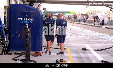 May 6th, 2022: Williams Racing team during the Formula 1 Crypto.com Miami Grand Prix in Miami, FL . Jason Pohuski/CSM Stock Photo