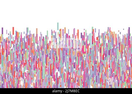 Multicolor dotted background, colorful vector texture with squares. Abstract illustration with blurred drops of rain. Pattern for ads, web page Stock Vector