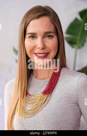 Actress Natalia Sanchez poses during the portrait session in Madrid