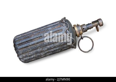 Old Finnish hand grenade from the Second World War Stock Photo