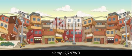 Slum Area Cartoon
