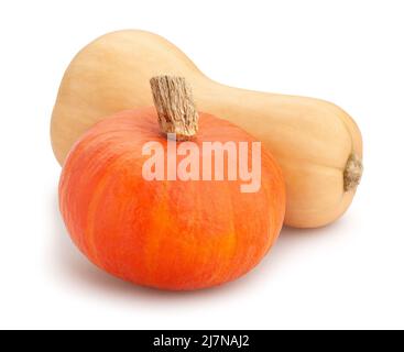 squash path isolated on white Stock Photo