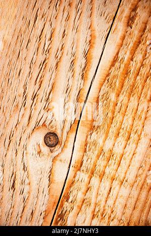background or texture abstract orange detail of roughly sanded wood Stock Photo