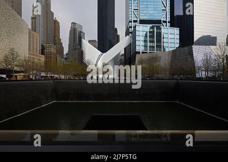 September 11 Memorial Park in NY Stock Photo