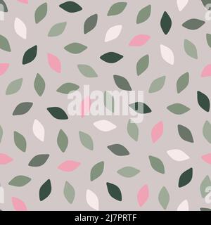 Leaves abstract pattern Stock Vector