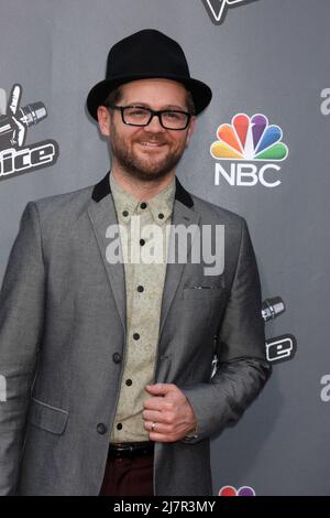 LOS ANGELES - APR 15:  Josh Kaufman at the NBC's 'The Voice' Season 6 Top 12 Red Carpet Event  at Universal City Walk on April 15, 2014 in Los Angeles, CA Stock Photo
