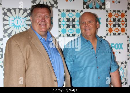 LOS ANGELES - JUL 20:  Joel McKinnon Miller, Dirk Blocker at the FOX TCA July 2014 Party at the Soho House on July 20, 2014 in West Hollywood, CA Stock Photo