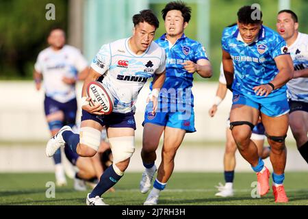 Paloma Mizuho Rugby Stadium, Aichi, Japan. 8th May, 2022. Masamoto Tonomoto (), MAY 8, 2022 - Rugby : Japan Rugby League One match between Toyota Industries Shuttles Aichi 55-29 Munakata Sanix Blues at Paloma Mizuho Rugby Stadium, Aichi, Japan. Credit: SportsPressJP/AFLO/Alamy Live News Stock Photo