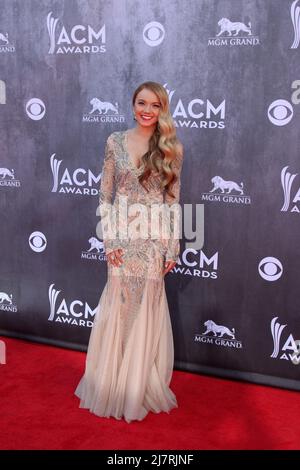 LAS VEGAS - APR 6: Danielle Bradbury at the 2014 Academy of Country ...