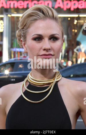 LOS ANGELES - JUN 17:  Anna Paquin at the HBO's 'True Blood' Season 7 Premiere Screening at the TCL Chinese Theater on June 17, 2014 in Los Angeles, CA Stock Photo