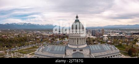 Utah State Capitol in Salt Lake City Stock Photo