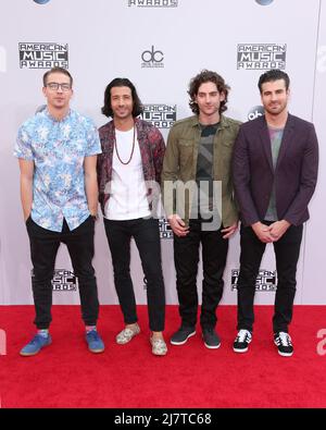 LOS ANGELES - NOV 23:  Magic! at the 2014 American Music Awards - Arrivals at the Nokia Theater on November 23, 2014 in Los Angeles, CA Stock Photo