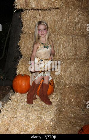 LOS ANGELES - OCT 4:  McKenna Grace at the RISE of the Jack O'Lanterns at Descanso Gardens on October 4, 2014 in La Canada Flintridge, CA Stock Photo