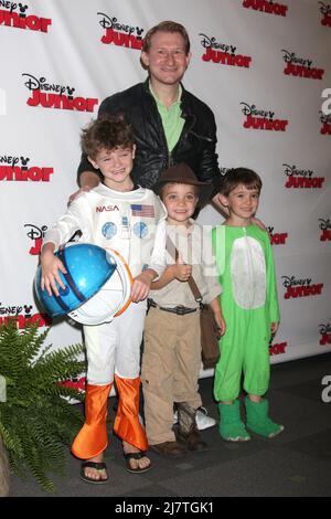 LOS ANGELES - OCT 18:  Adam Wylie at the 'Jake And The Never Land Pirates: Battle For The Book!' Costume Party Premiere at the Walt Disney Studios on October 18, 2014 in Burbank, CA Stock Photo