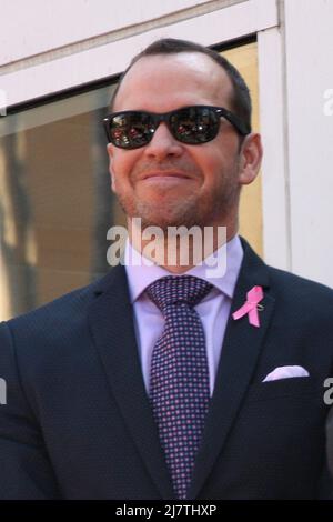 LOS ANGELES - OCT 9:  Donnie Wahlberg at the New Kids On the Block Hollywood Walk of Fame Star Ceremony at Hollywood Boulevard on October 9, 2014 in Los Angeles, CA Stock Photo