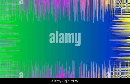 Abstract background with various color lines and strips Stock Vector