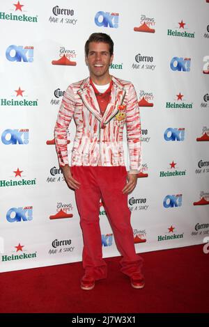 LOS ANGELES - AUG 21:  Perez Hilton, aka  Mario Armando Lavandeira, Jr. at the OK! TV Awards Party at Sofiitel L.A. on August 21, 2014 in West Hollywood, CA Stock Photo