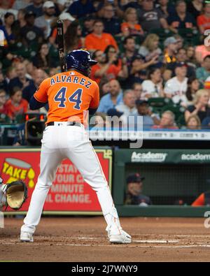 Houston Astros designated hitter Yordan Alvarez (44) batting in the bottom  of the sixth inning of the MLB game between the Houston Astros and the New  Stock Photo - Alamy