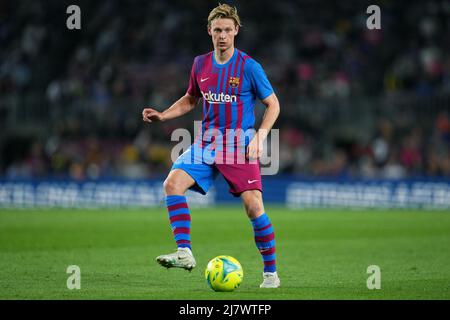 Barcelona, Spain. 10th May, 2022. Frenkie de Jong of FC Barcelona during the La Liga match between FC Barcelona and RC Celta played at Camp Nou Stadium on May 10, 2022 in Barcelona, Spain. (Photo by Sergio Ruiz/PRESSINPHOTO) Credit: PRESSINPHOTO SPORTS AGENCY/Alamy Live News Stock Photo