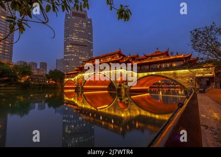 Chinese Style Bridge Stock Photo