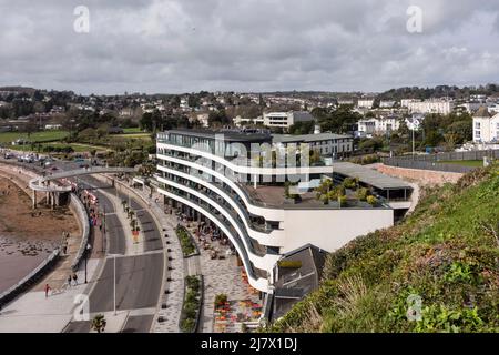 View of Torquay seafront, Devon, UK Stock Photo