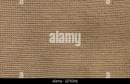 Brown and Cream Canvas or rustic jute sackcloth woven fabric texture background. Textiles for coffee beans. High quality photo. High quality photo Stock Photo