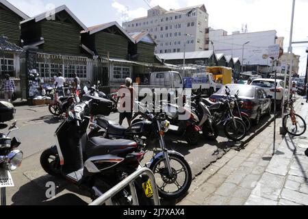 John Kennedy street is next to Port Louis and is located in Port Louis, Mauritius. John Kennedy street has a length of 0.29 kilometres. Stock Photo