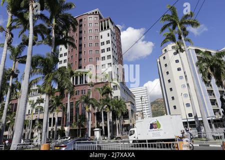 John Kennedy street is next to Port Louis and is located in Port Louis, Mauritius. John Kennedy street has a length of 0.29 kilometres. Stock Photo